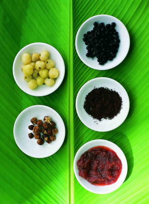 Fruit, Berries and Ingredients on Banana Leaf, Daintree Eco Lodge