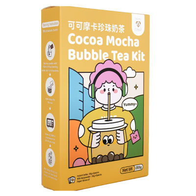 Boba Bubble Tea kiirkomplekt kakao mokka