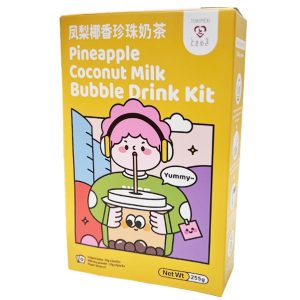 Boba Bubble Tea kiirkomplekt kookospiim ja ananass