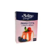 panna cotta metsamarjakastmega