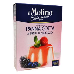 Panna cotta metsamarjakastmega