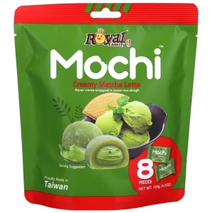 Mochi pallid matcha latte