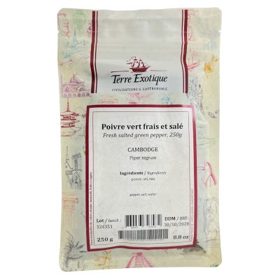 Värske soolatud roheline pipar 250g